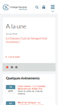 Mobile Screenshot of collegesevigne.org